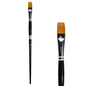 Trekell Golden Taklon Long Handle Artist Brush -  Size #16 Bright