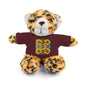 Plush Teddy Bear with Flower Doodle Tee