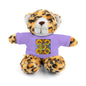 Plush Teddy Bear with Flower Doodle Tee
