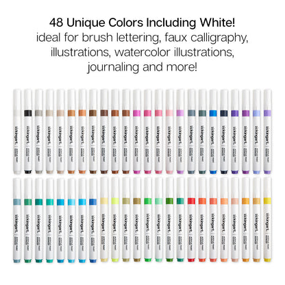 Acrylic Paint Markers - 48 Colors