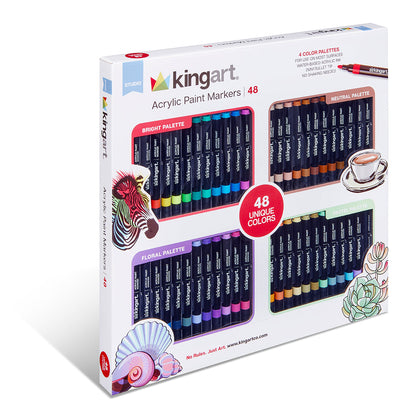 Acrylic Paint Marker Set – 48 Count