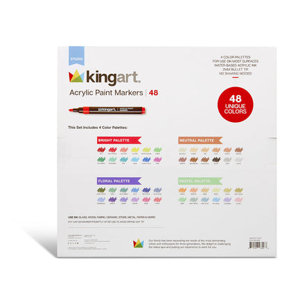 Acrylic Paint Marker Set – 48 Count