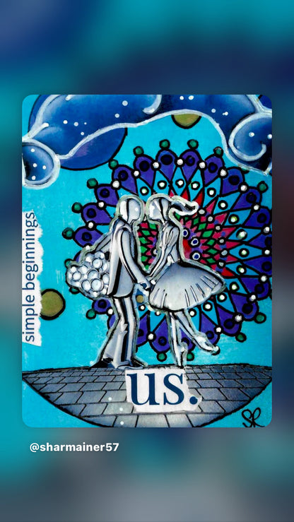 Us ACEO Card Mini Collectible Art