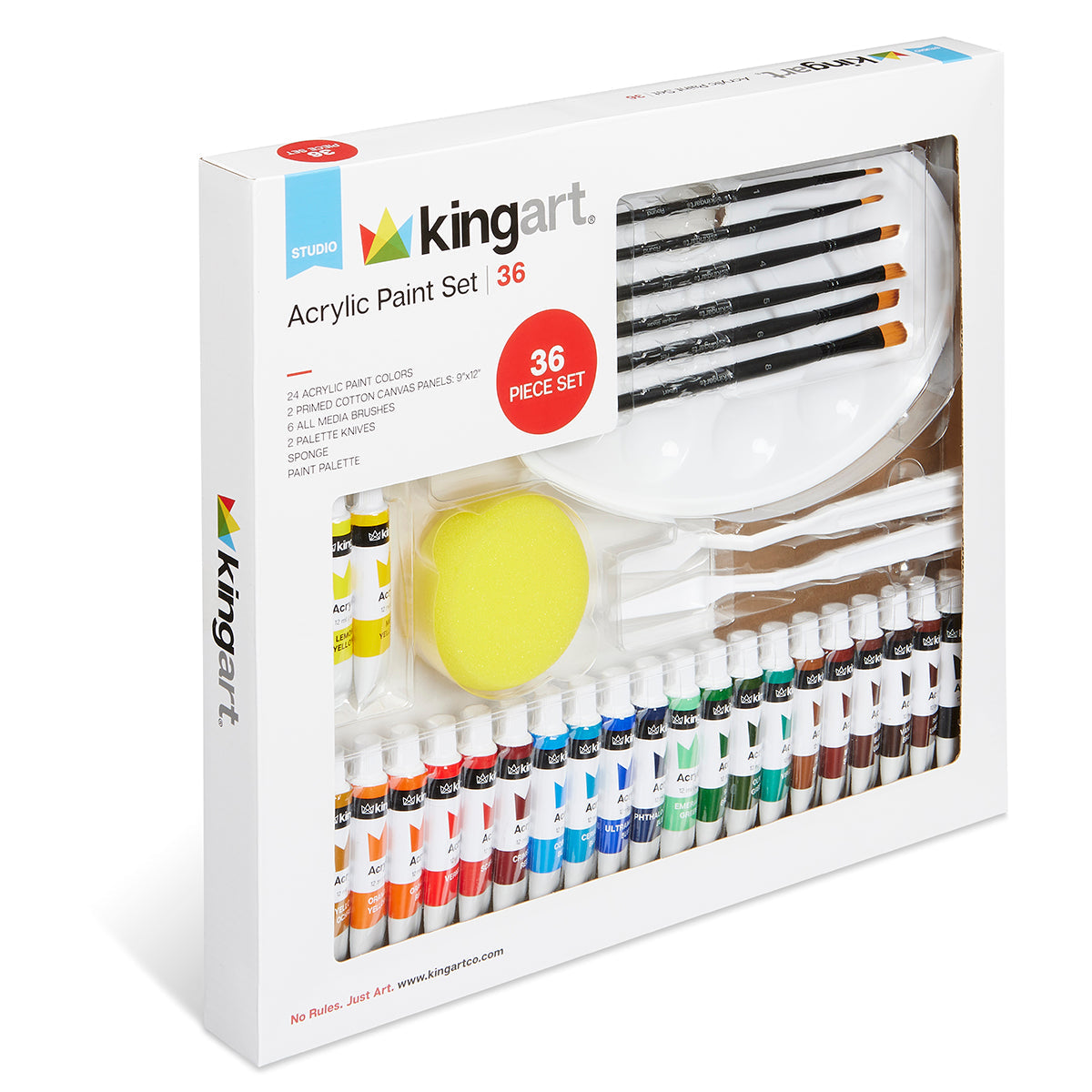 Acrylic Paint Set 36 pc