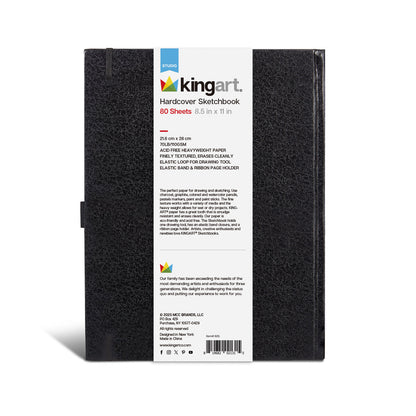 Hardcover Sketchbook 8.5” x 11” - 80 Pages