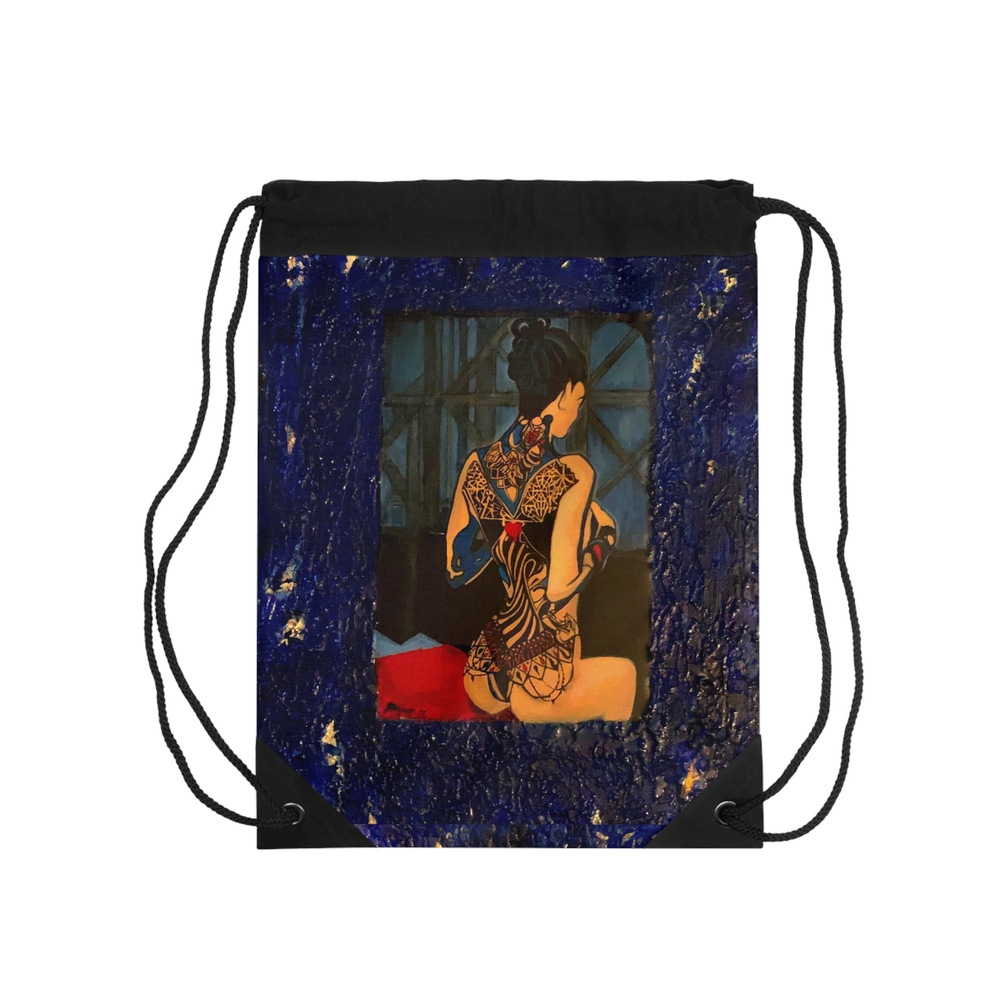 "Voyeur" Drawstring Bag
