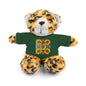 Plush Teddy Bear with Flower Doodle Tee