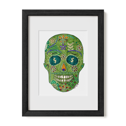 Sugar Skull Fine Art Print Trio- Buy One- Get Two Free!
