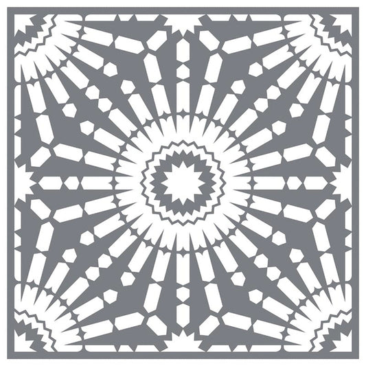 Floor Tile Moroccan - Mesh Stencil 12x12