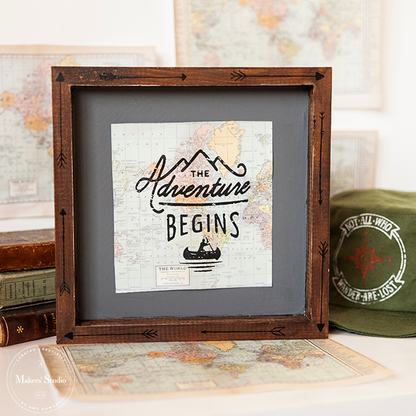 Adventure - Mesh Stencil 8.5x11