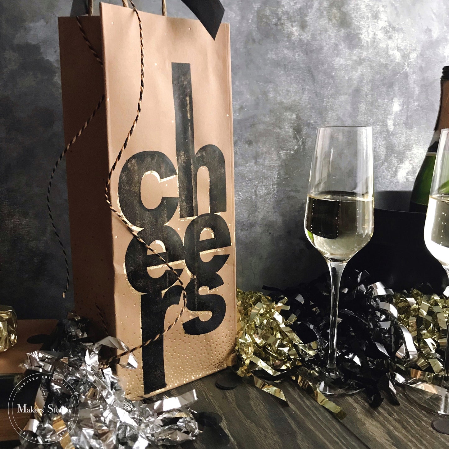 Cheers - Mesh Stencil - 12x18