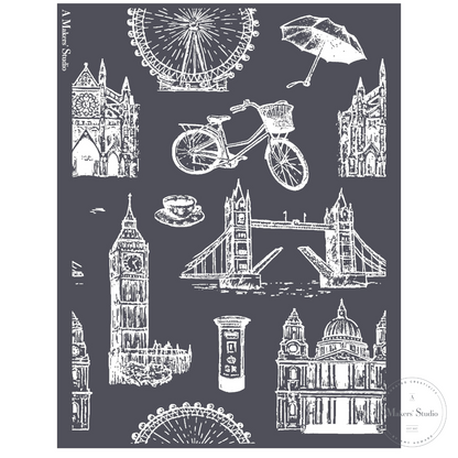 Cherrio London - Mesh Stencil 8.5x11