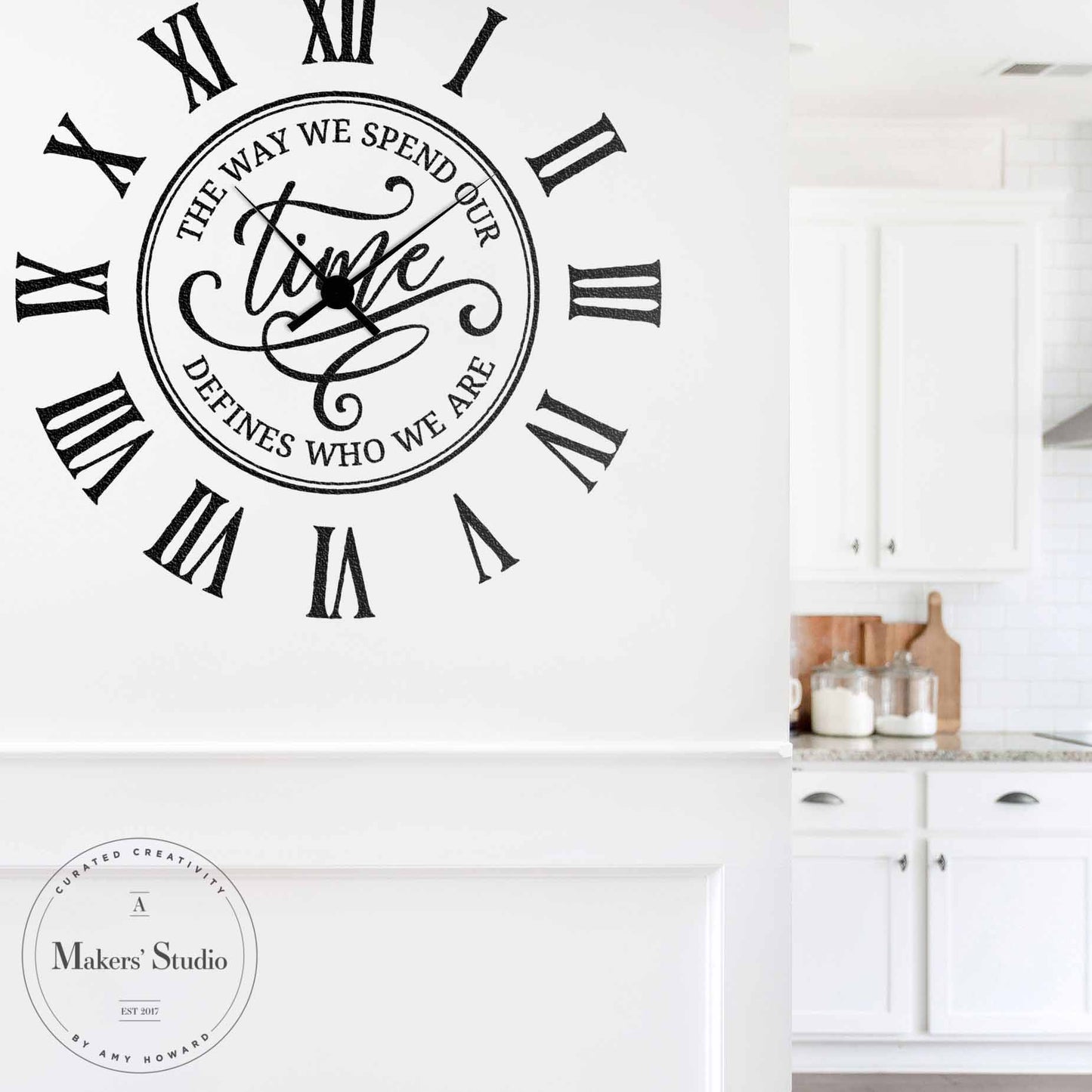 Clock - Mesh Stencil 18x24
