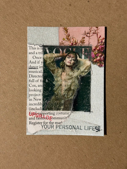 Cover Model ACEO Card Mini Collectible Art