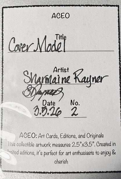 Cover Model ACEO Card Mini Collectible Art