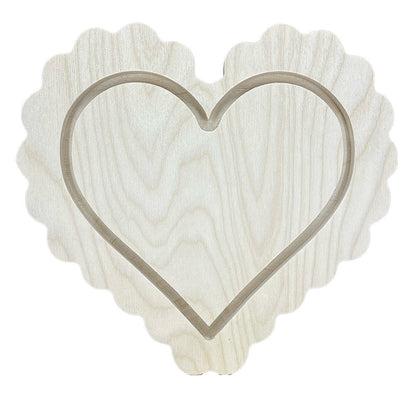 Trekell Candy Heart Floater Panel - Wooden Painting Canvas
