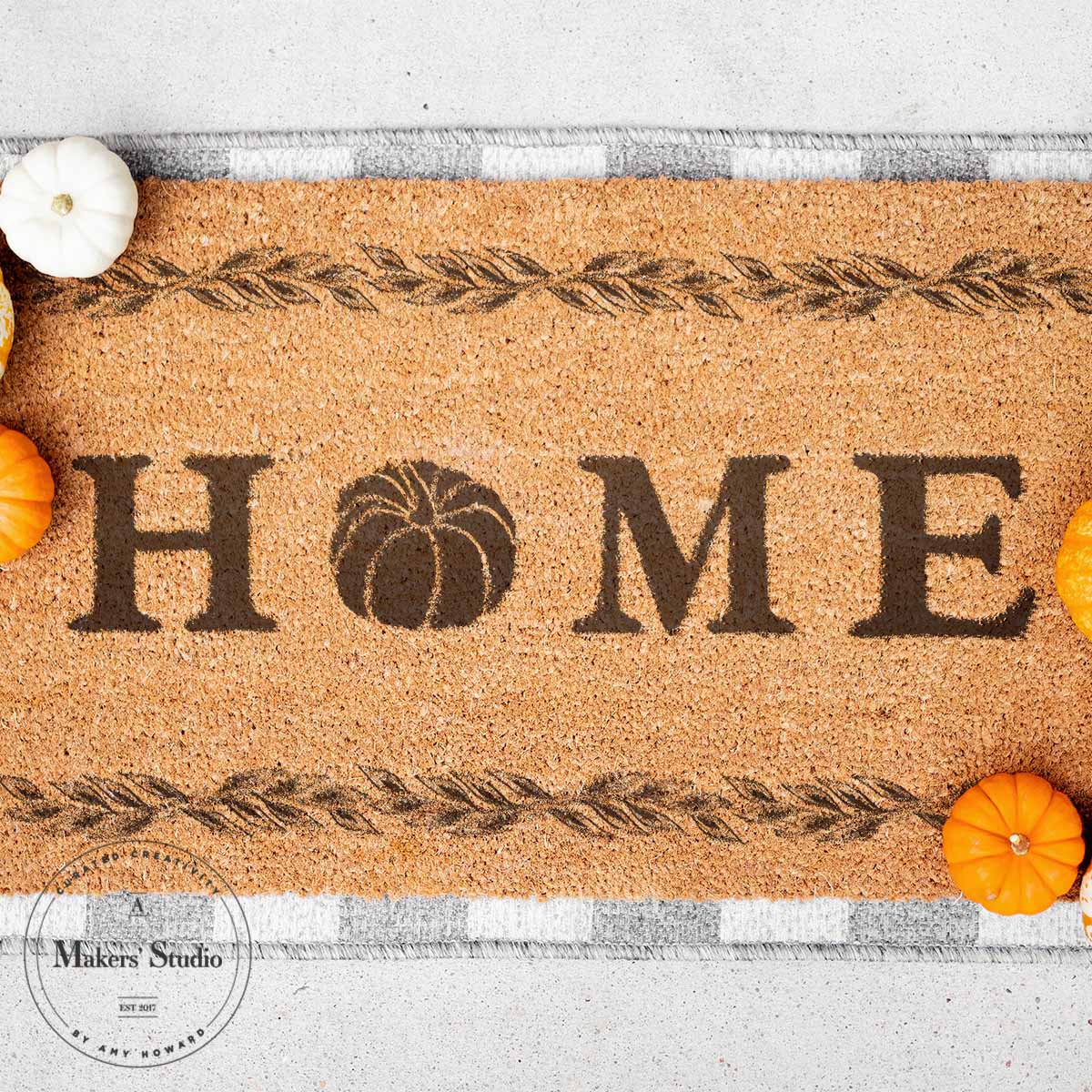 Fall Home - Mesh Stencil 12x12