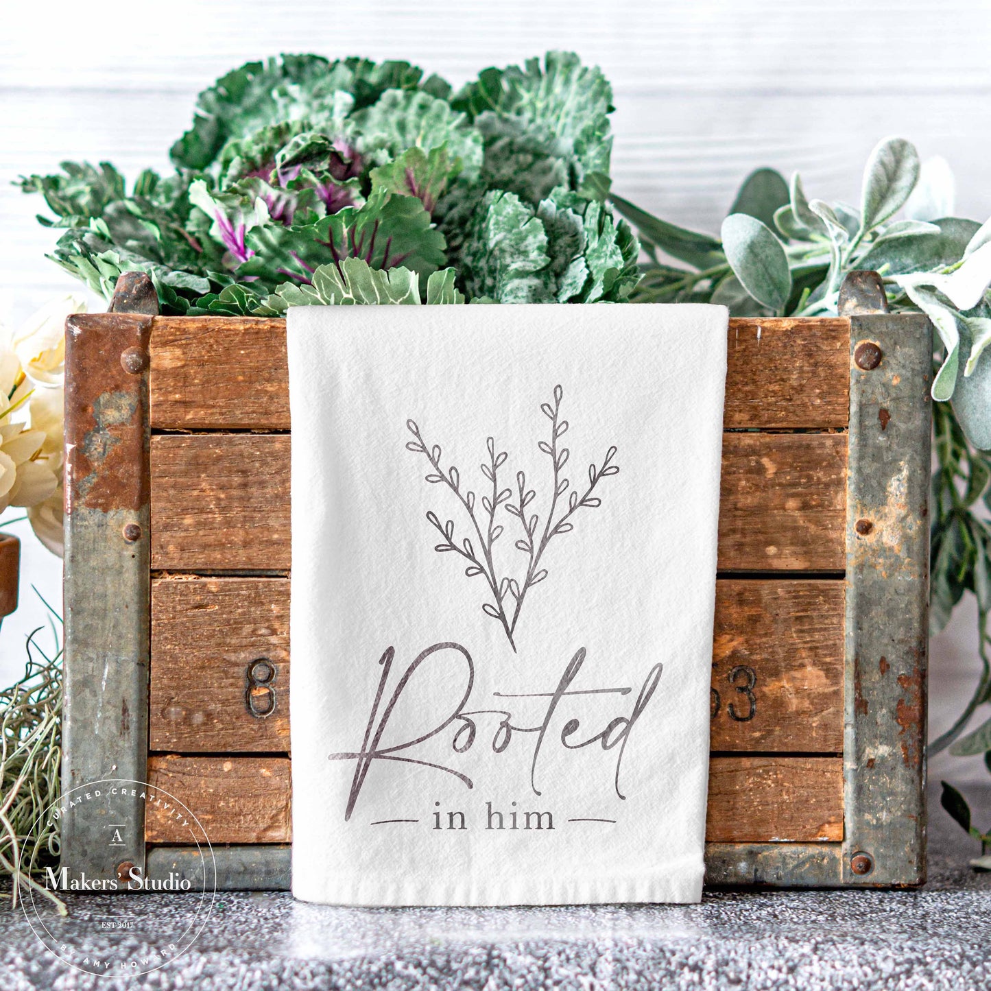 Floral Faith - Mesh Stencil 12x18