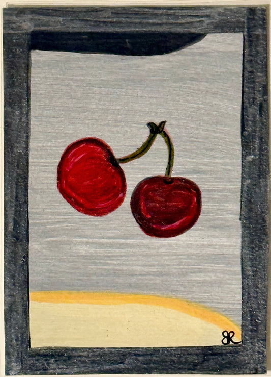 Cherries Forever ACEO Card Mini Collectible Art
