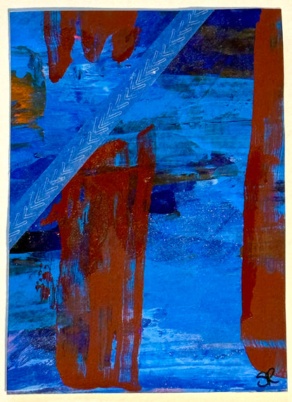 Desert Mirage 4 ACEO Card Mini Collectible Art