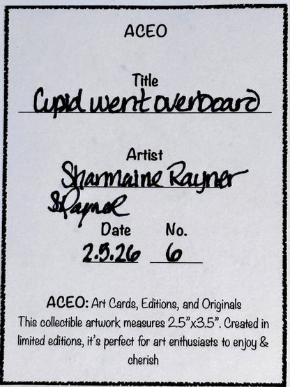 Love &amp; Tranquility ACEO Card Mini Collectible Art