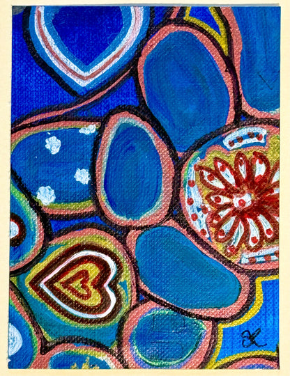 Love &amp; Tranquility ACEO Card Mini Collectible Art