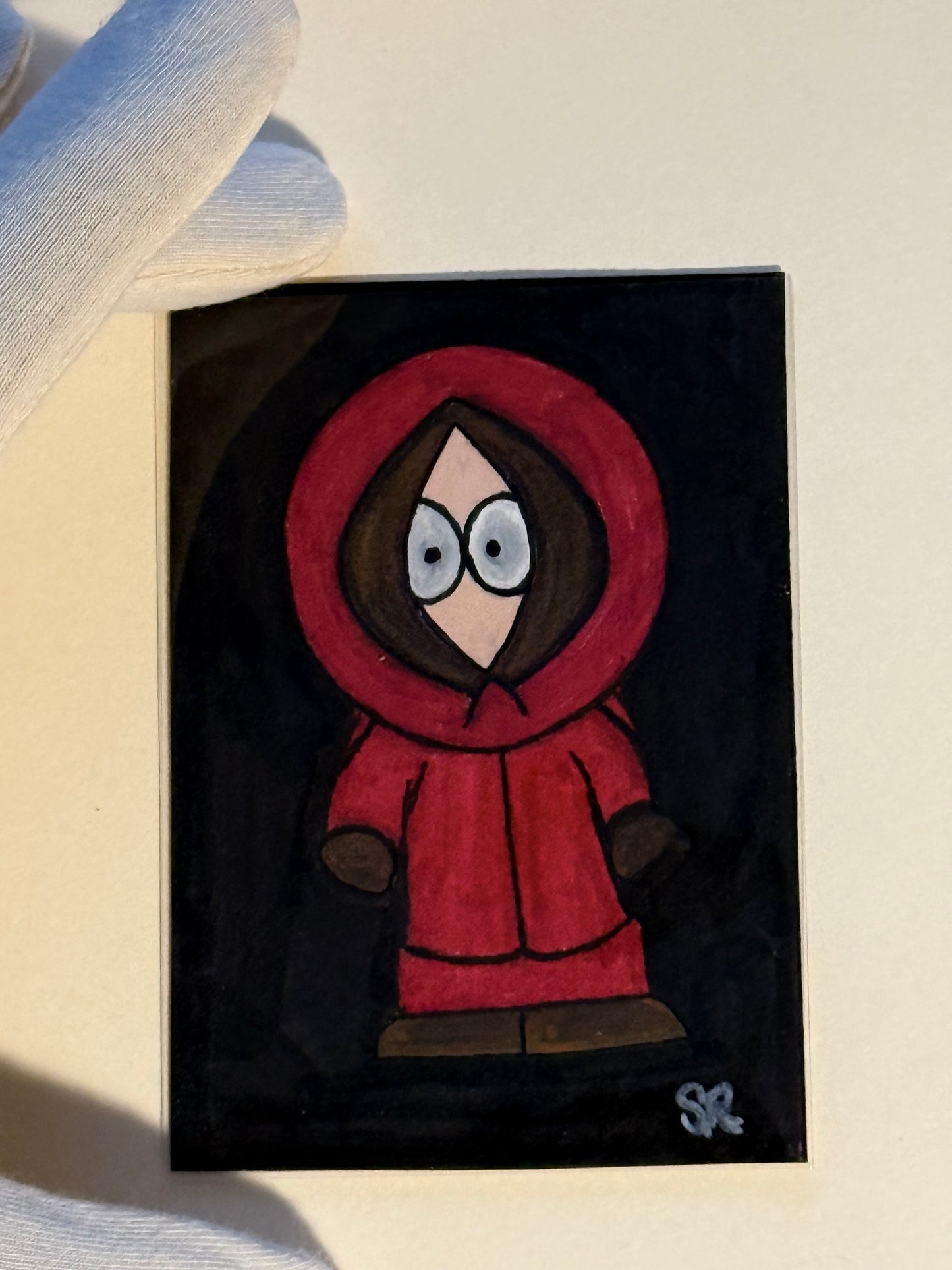 Kenny In Red (South Park) ACEO Card Mini Collectible Art