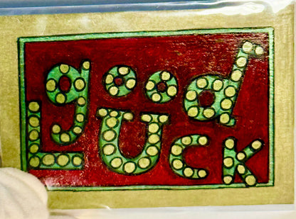 Good Luck! ACEO Card Mini Collectible Art