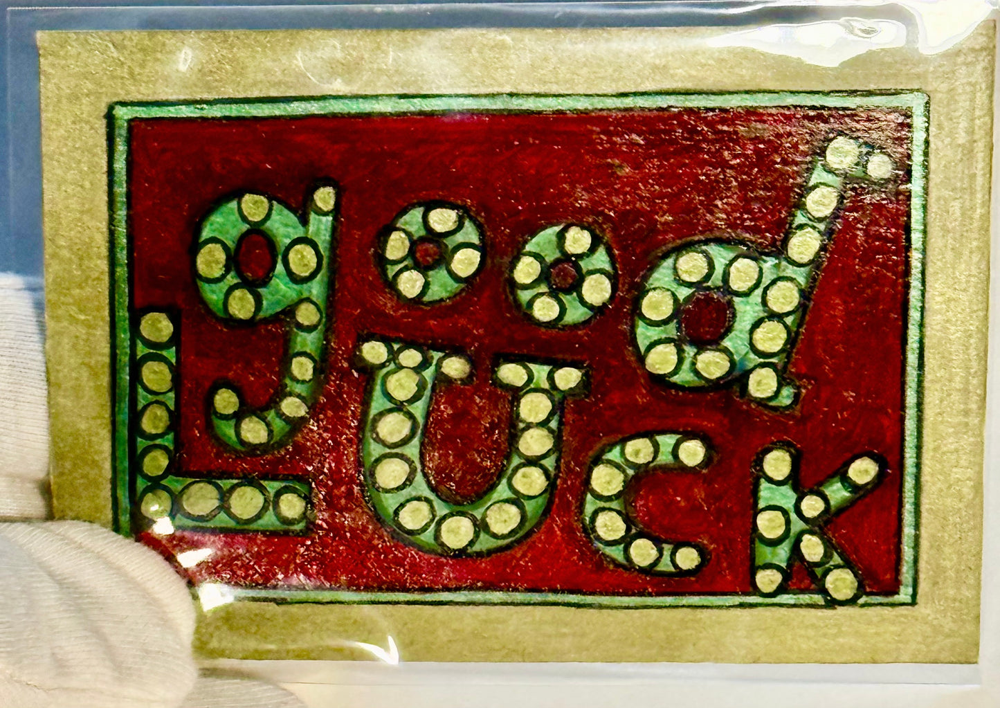 Good Luck! ACEO Card Mini Collectible Art