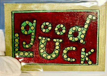 Good Luck! ACEO Card Mini Collectible Art