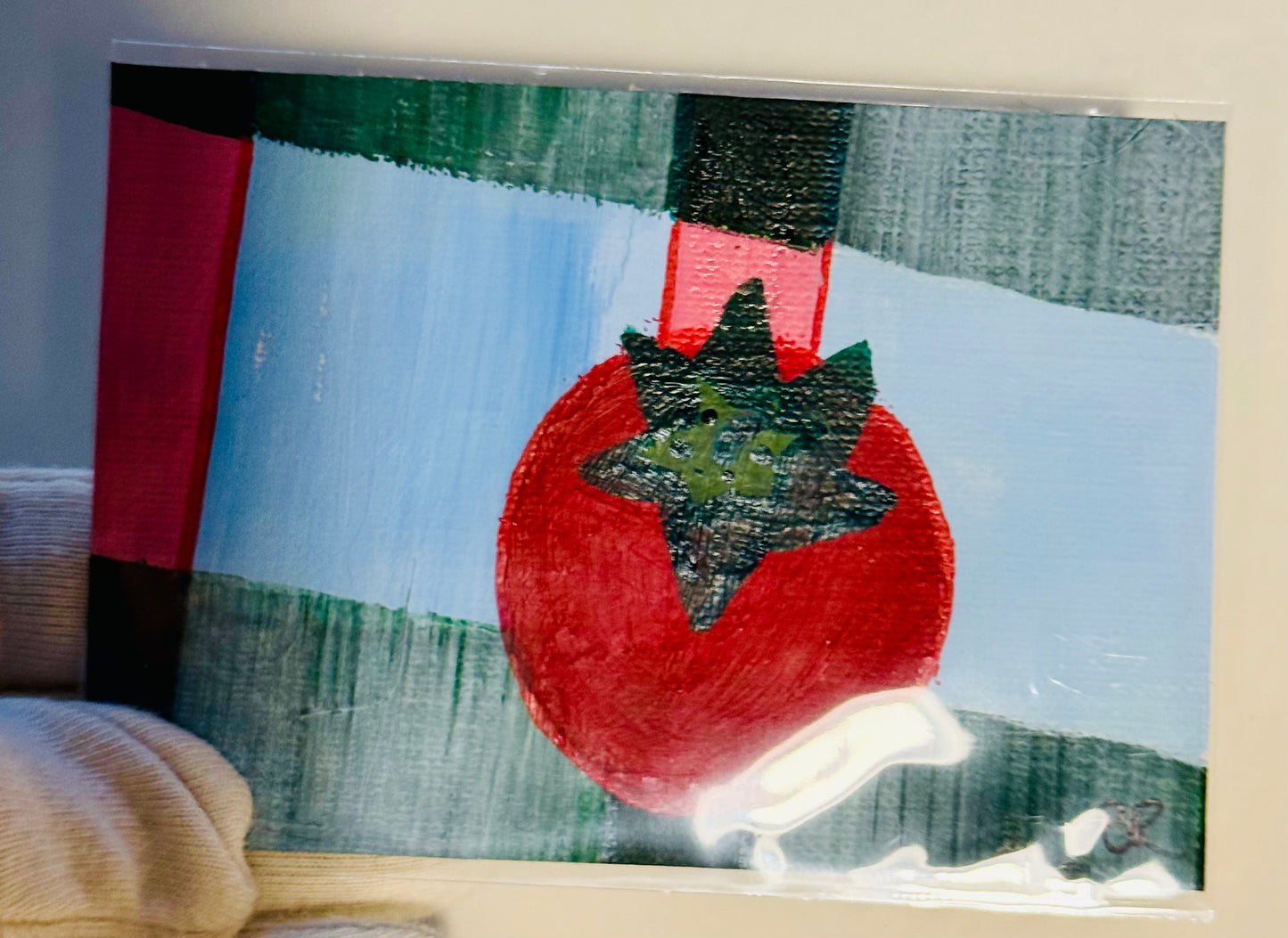 Vintage Tomato ACEO Card Mini Collectible Art
