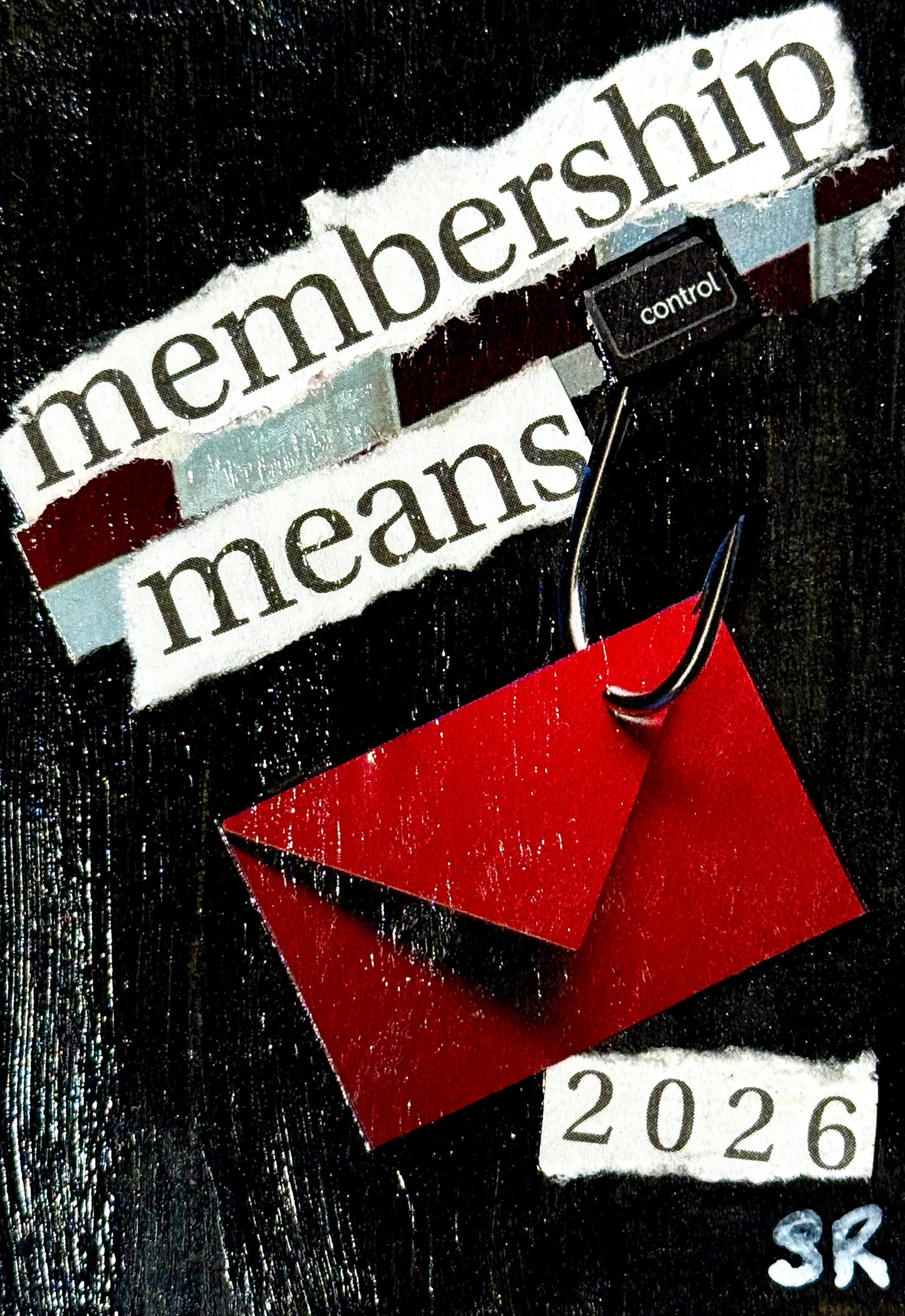 Membership Means Control ACEO Card Mini Collectible Art
