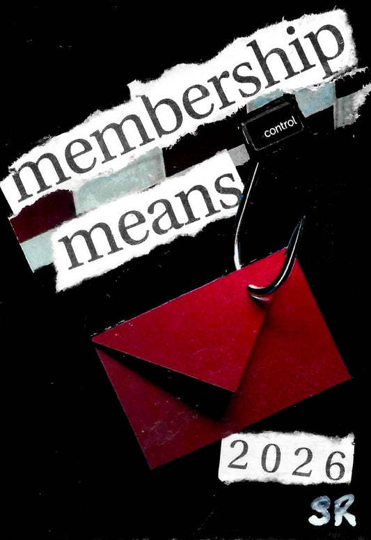 Membership Means Control ACEO Card Mini Collectible Art