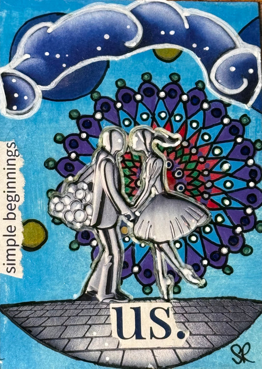 Us ACEO Card Mini Collectible Art