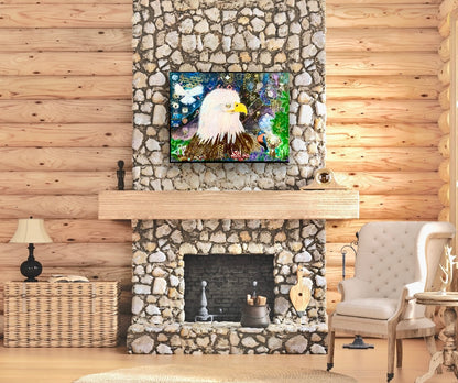 Mystics Eagle and Friends 18"x24" Acrylic on Canvas Painting by Sharmaine Rayner
