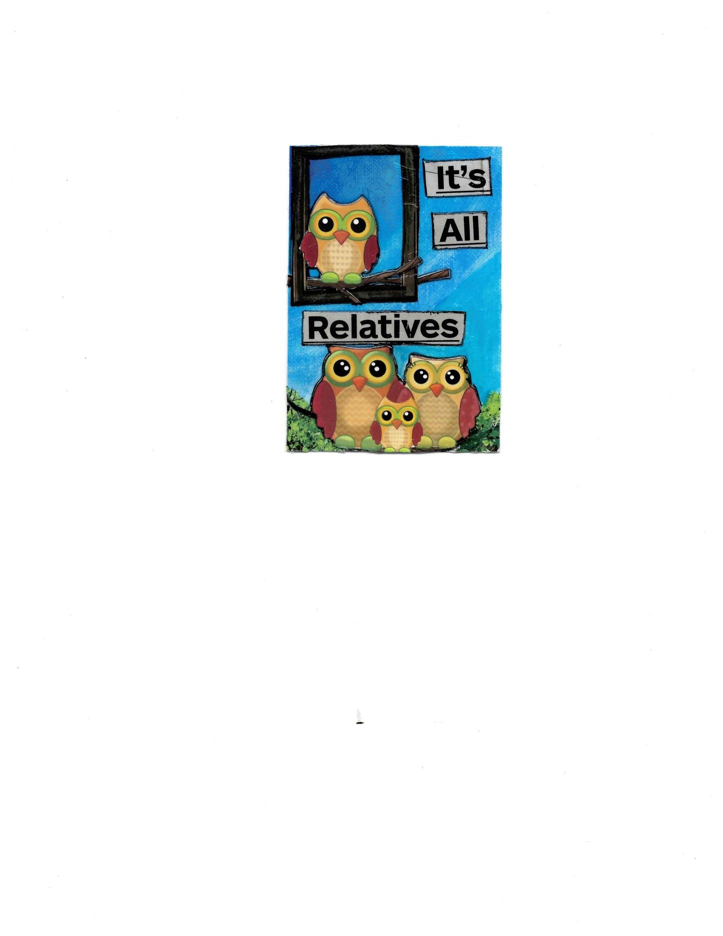 It's All Relatives ACEO Card Mini Collectible Art