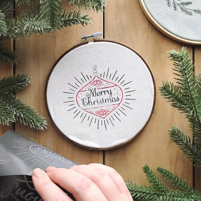 Let It Snow - Mesh Stencil 2 pack - 5.5 x 8.5