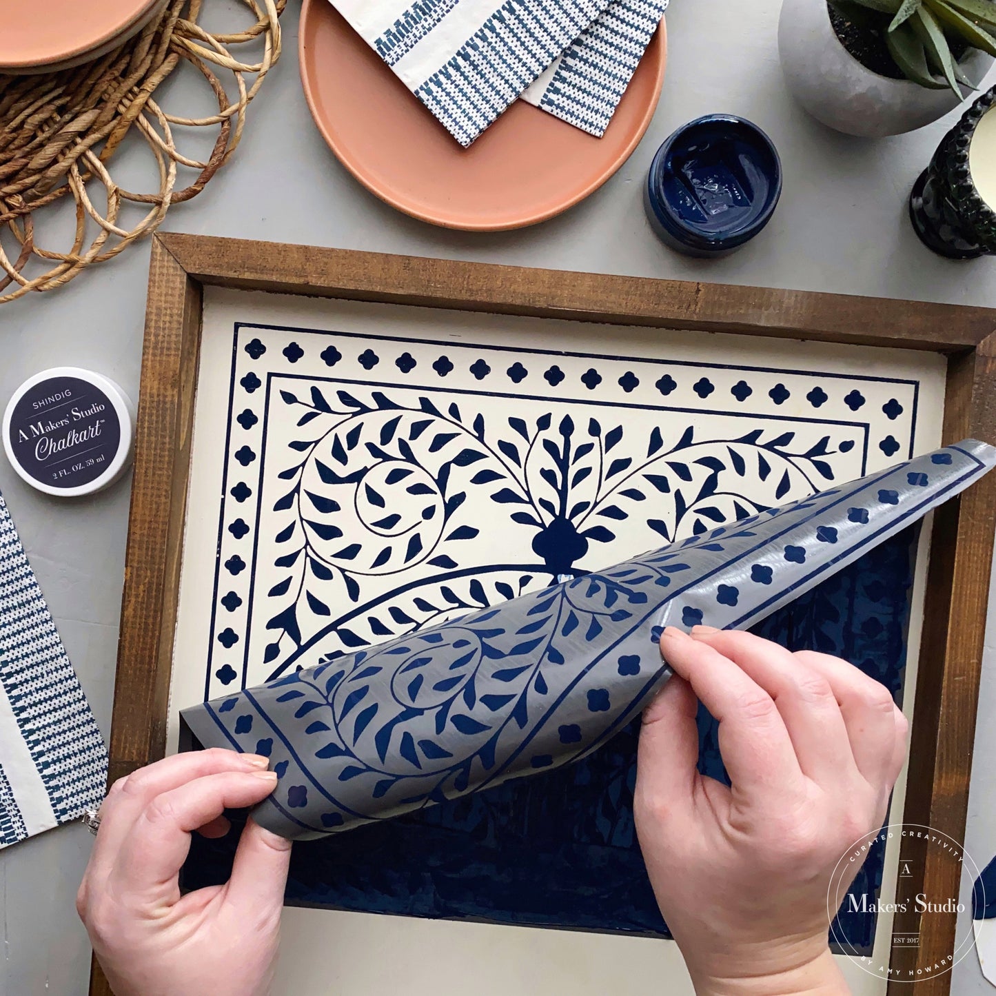 Moroccan Influence - Mesh Stencil 12x18