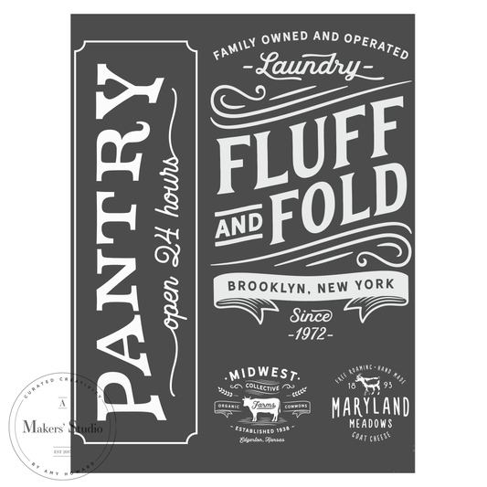 Pantry - Mesh Stencil 18x24