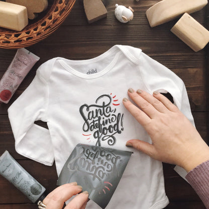 Santa Define Good - Mesh Stencil 2 pack - 5.5 x 8.5