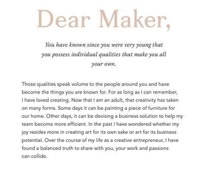 A MAKER’S GUIDE