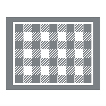 Buffalo Check - Mesh Stencil 8.5 x 11