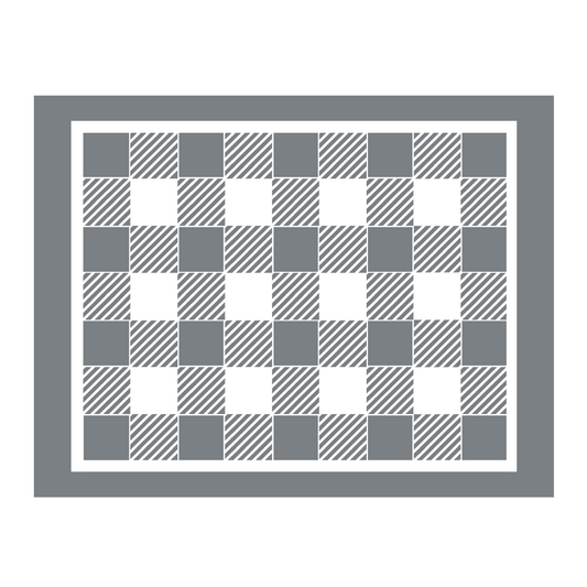 Buffalo Check - Mesh Stencil 8.5 x 11