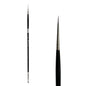 Trekell Crimson Taklon Long Handle Artist Brush - Size #20/0 Liner