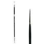 Trekell Crimson Taklon Long Handle Artist Brush - Size #2 Round