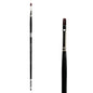 Trekell Crimson Taklon Long Handle Artist Brush - Size #4 Bright