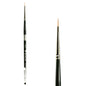 Trekell Golden Taklon Short Handle Artist Brush -  Size #20/0 Liner