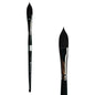 Trekell Onyx Synthetic Squirrel Short Handle Artist Brush - Size 1/2" Oval Wash