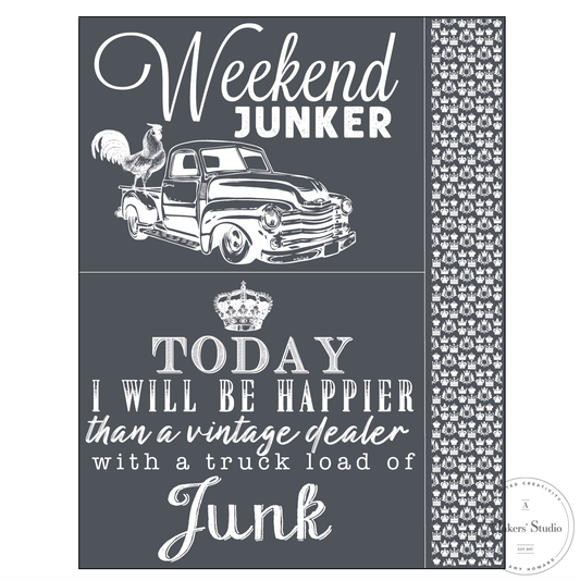 Vintage Junk - Mesh Stencil 8.5x11
