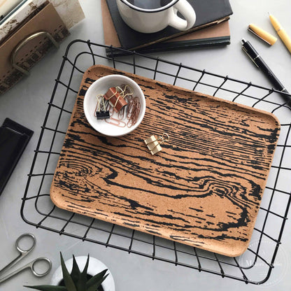 Woodgrain - Mesh Stencil 12x18